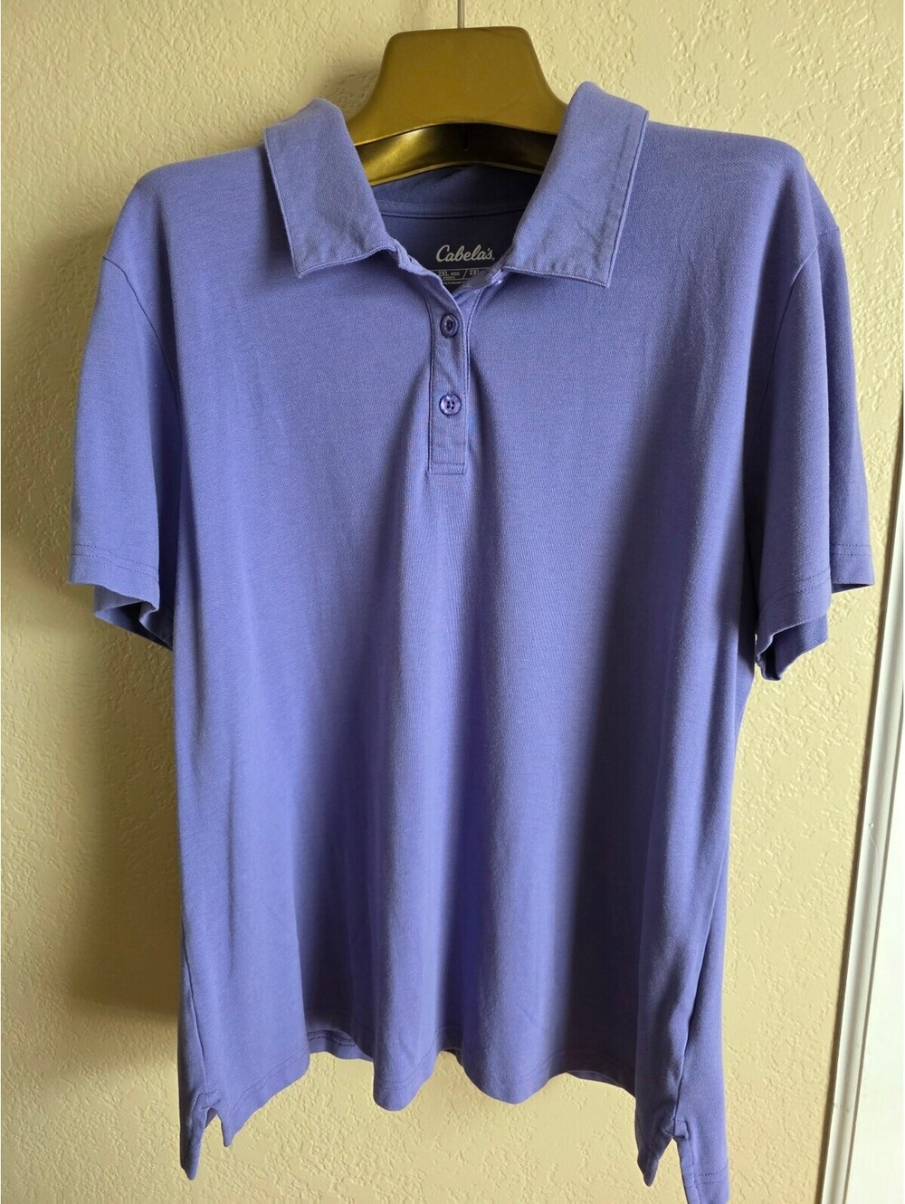 Cabela's Men's 2XL Regular Purple Polo Shirt
